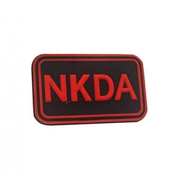PVC PATCH Airsoft Morale Patch 1 NKDA No Known Drug Allergy Military Hook Loop Tactics Morale PVC Patch (color2)