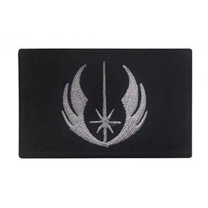 Tactical Embroidery Patch Airsoft Morale Patch 1 Star Wars Jedi Order Logo Tactical Embroider Hook & Loop Morale Patch Military Patch for Clothing Accessory Backpack Armband (color2)
