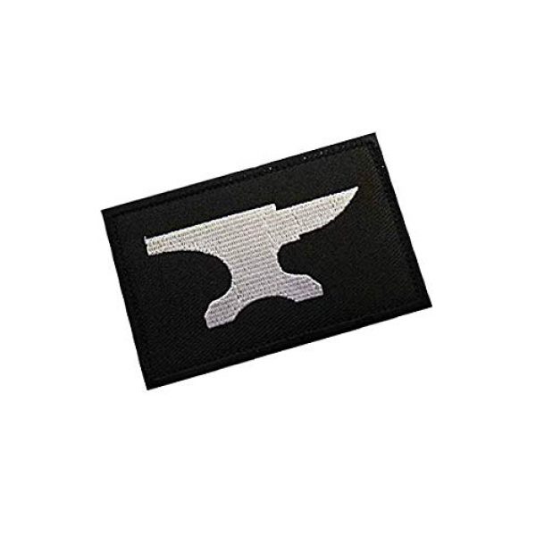 Embroidery Patch Airsoft Morale Patch 2 Blacksmith Military Hook Loop Tactics Morale Embroidered Patch