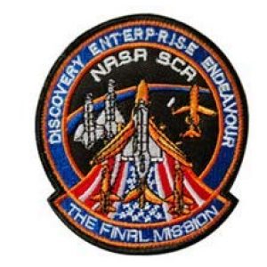 Tactical Embroidery Patch Airsoft Morale Patch 1 NASA Space Shuttle Endeavour STS-134 LOT Patch SCA Final Mission Fustel. Tactical Embroidery Patch Hook & Loop Morale Patch Military Patch for Clothing Accessory Backpack Armband