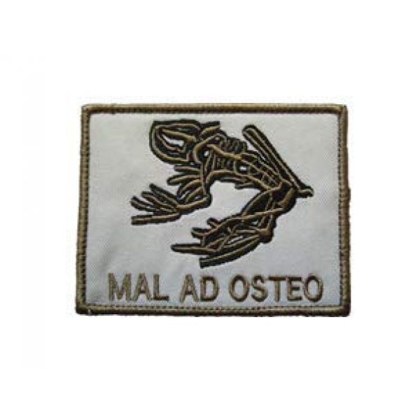 Tactical Embroidery Patch Airsoft Morale Patch 2 Seal ODA Afsoc Combat Control MAL AD Osted Bad to The Bone Tactical Embroidery Patch Hook & Loop Morale Patch Military Patch for Clothing Accessory Backpack Armband (2pcs)