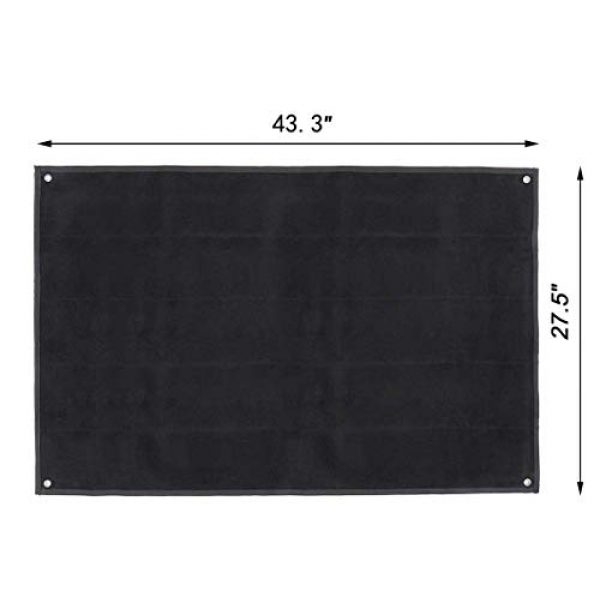 LanXin Airsoft Morale Patch 2 Tactical Military Combat Morale Patch Holder Panel Wall Display Board Patch Hang Display Poster Frame Hook and Loop Backing Patch Board (43.3 x 27.5 inch)