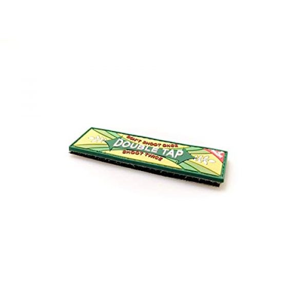 Tactical Innovations Canada Airsoft Morale Patch 2 PVC Morale Patch - Double Tap - 2 Bullets- 1"x3"