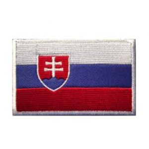 Tactical Embroidery Patch Airsoft Morale Patch 1 Slovakia Flag Embroidery Patch Military Tactical Morale Patch Badges Emblem Applique Hook Patches for Clothes Backpack Accessories