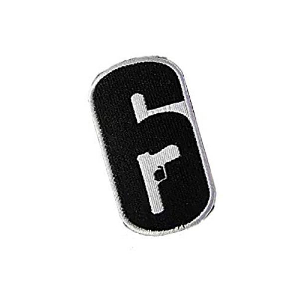 Embroidery Patch Airsoft Morale Patch 2 Rainbow Six Logo Military Hook Loop Tactics Morale Embroidered Patch