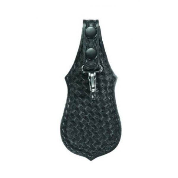 HERO'S PRIDE DUTY GEAR Tactical Pouch 2 Air-Tek Key Holder Scabbard - Nickel Snap - Basketweave Finish