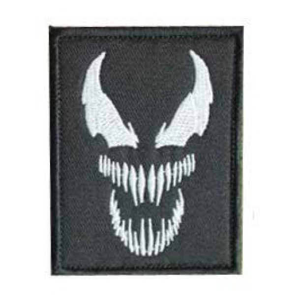 Embroidery Patch Airsoft Morale Patch 1 Venom Monster Marvel Movies Superhero Military Hook Loop Tactics Morale Embroidered Patch