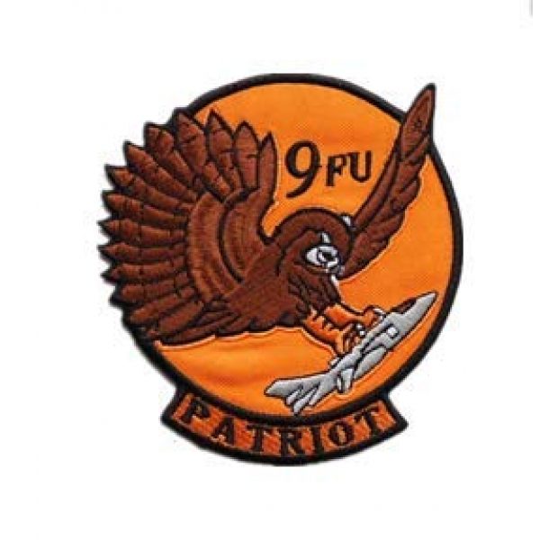 Tactical Embroidery Patch Airsoft Morale Patch 1 USAF 9 FU Patriot Missile Embroidery Patch Military Tactical Morale Patch Badges Emblem Applique Hook Patches for Clothes Backpack Accessories