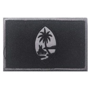 Tactical Embroidery Patch Airsoft Morale Patch 1 American Guam Flag Tactical Embroidery Patch Hook & Loop Morale Patch Military Patch for Clothing Accessory Backpack Armband (color2)