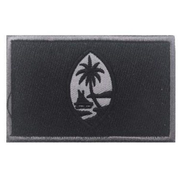 Tactical Embroidery Patch Airsoft Morale Patch 1 American Guam Flag Tactical Embroidery Patch Hook & Loop Morale Patch Military Patch for Clothing Accessory Backpack Armband (color2)
