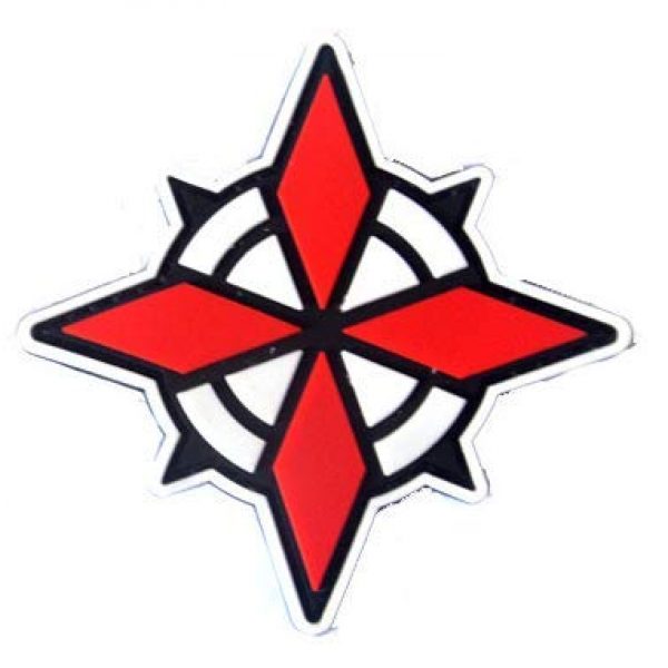 Tactical PVC Patch Airsoft Morale Patch 5 Resident Evil Operation USS Umbrella Security Service PVC Military Tactical Morale Patch Badges Emblem Applique Hook Patches for Clothes Backpack Accessories