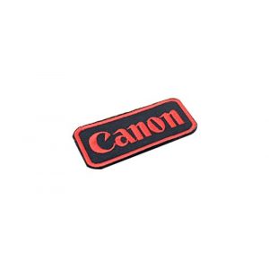 DREAM ARMY Airsoft Morale Patch 1 CANON CAMERA BADGE CASE COVER BAG VEST JACKET SHIRT Morale Patch Hook Backing
