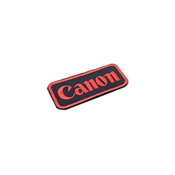 DREAM ARMY Airsoft Morale Patch 1 CANON CAMERA BADGE CASE COVER BAG VEST JACKET SHIRT Morale Patch Hook Backing