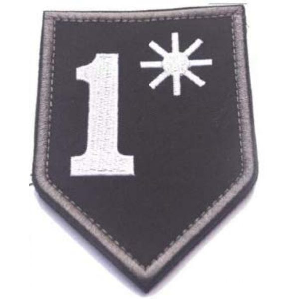Tactical Embroidery Patch Airsoft Morale Patch 1 1 ONE Ass to Risk Asterisk Embroidery Patch Military Tactical Morale Patch Badges Emblem Applique Hook Patches for Clothes Backpack Accessories