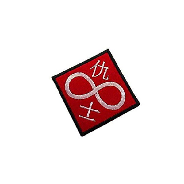 Embroidery Patch Airsoft Morale Patch 3 Ghost in The Shell Military Hook Loop Tactics Morale Embroidered Patch