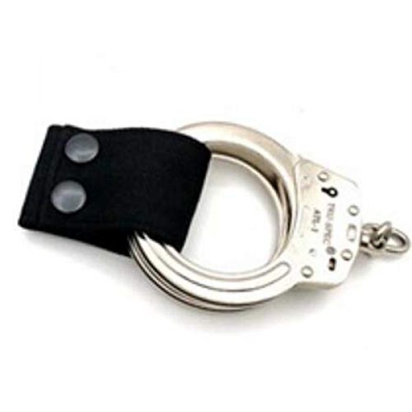 Usuit Tactical Pouch 6 Handcuff Case, Usuit 2pcs Hand Cuff Holder + Handcuff Strap Universal Military Handcuff Holster Quick Release Standard Cuff Pouch