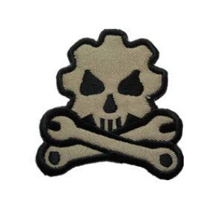 Tactical Embroidery Patch Airsoft Morale Patch 1 Gear Wrench Tactical Embroidery Patch Hook & Loop Morale Patch Military Patch for Clothing Accessory Backpack Armband