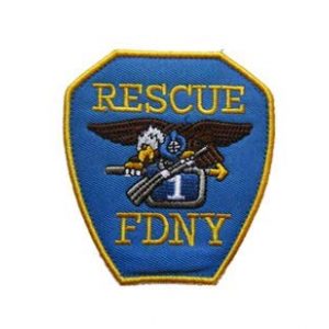 Tactical Embroidery Patch Airsoft Morale Patch 1 New York City Fire Department FDNY Rescue Tactical Embroidery Patch Hook & Loop Morale Patch Military Patch for Clothing Accessory Backpack Armband