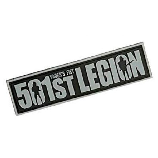 PVC PATCH Airsoft Morale Patch 2 Star Wars Vader"s fist Wars 501st Legion Vader"s fist Military Hook Loop Tactics Morale PVC Patch (color1)
