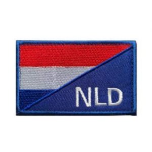 Tactical Embroidery Patch Airsoft Morale Patch 1 Netherlands Flag Embroidery Patch Military Tactical Morale Patch Badges Emblem Applique Hook Patches for Clothes Backpack Accessories