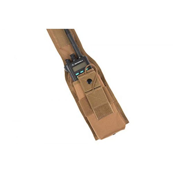 LA Police Gear Tactical Pouch 3 LA Police Gear MOLLE Strap Nylon Radio Pouch