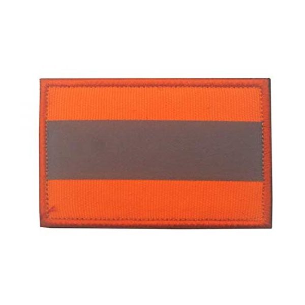 Tactical Embroidery Patch Airsoft Morale Patch 7 Reflective Russian Alfa FSB Safety Tactical Embroidery Patch Hook & Loop Morale Patch Military Patch for Clothing Accessory Backpack Armband (6pcs)