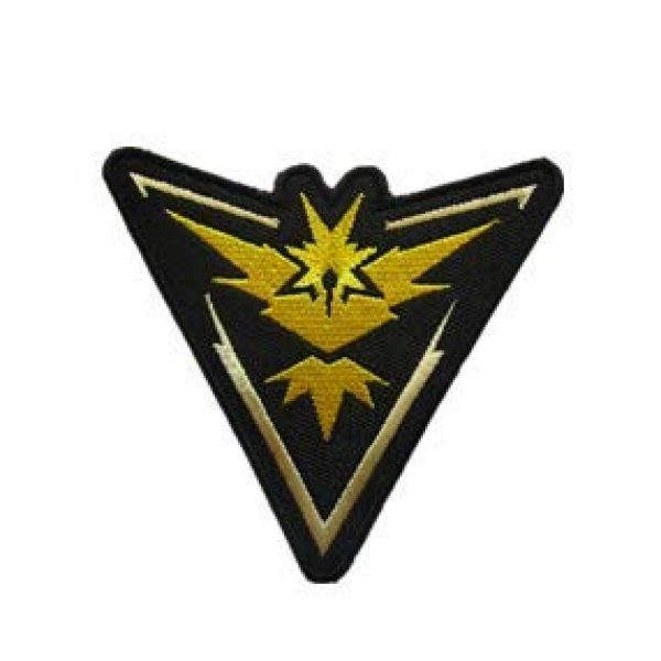 Tactical Embroidery Patch Airsoft Morale Patch 1 Zapdos Team Mysic Tactical Embroidery Patch Hook & Loop Morale Patch Military Patch for Clothing Accessory Backpack Armband
