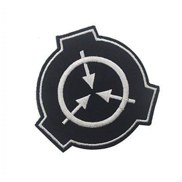 Embroidery Patch Airsoft Morale Patch 2 SCP Foundation Special Containment Procedures Foundation Logo Military Hook Loop Tactics Morale Embroidered Patch (color1)
