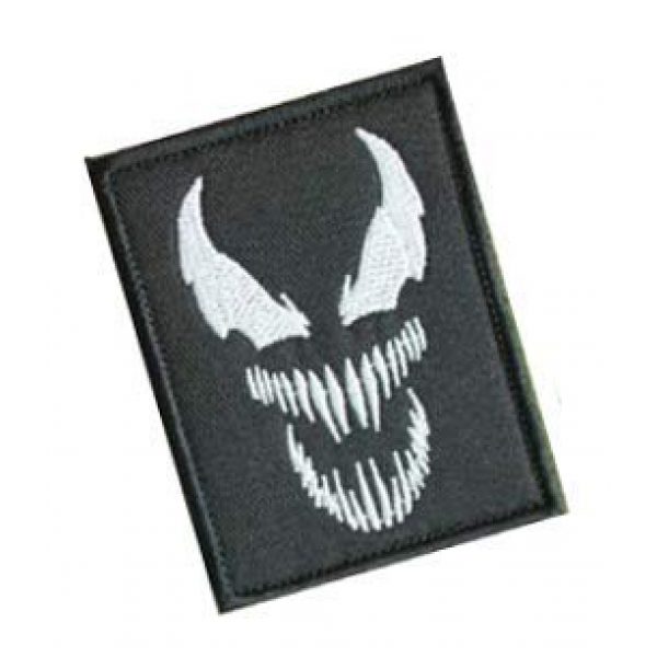 Embroidery Patch Airsoft Morale Patch 2 Venom Monster Marvel Movies Superhero Military Hook Loop Tactics Morale Embroidered Patch