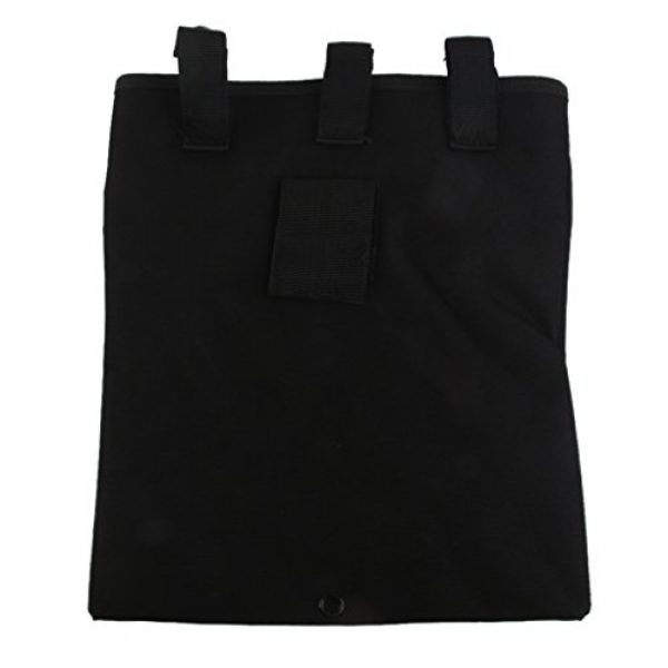 MagiDeal Tactical Pouch 7 MagiDeal Multifunction Survival Gear Molle Pouches Magazine DUMP Drop Utility Pouch Bag, Outdoor Camping Portable Handbags - Black