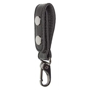 HERO'S PRIDE DUTY GEAR Tactical Pouch 1 Hero's Pride Standard Key Holder, Metal Clip, AirTek, Smooth, Silver Snaps 1487PN