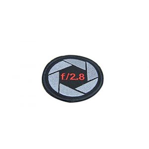 DREAM ARMY Airsoft Morale Patch 1 DREAM ARMY Camera f/2.8 Shutter Cap Hat Jacket Bag Case Cover T-Shirt Logo Badge Canon,Nikon Morale Patch Hook Backing