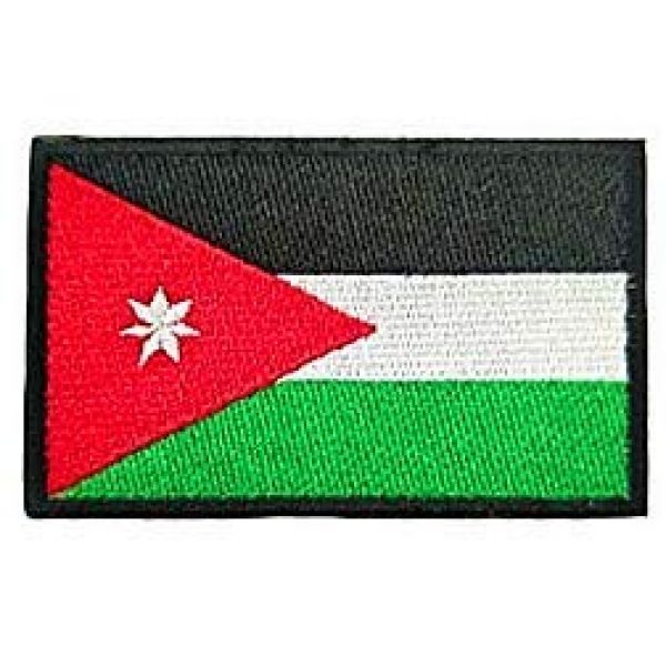 Embroidery Patch Airsoft Morale Patch 1 Jordan Flag Patch Military Hook Loop Tactics Morale Embroidered Patch