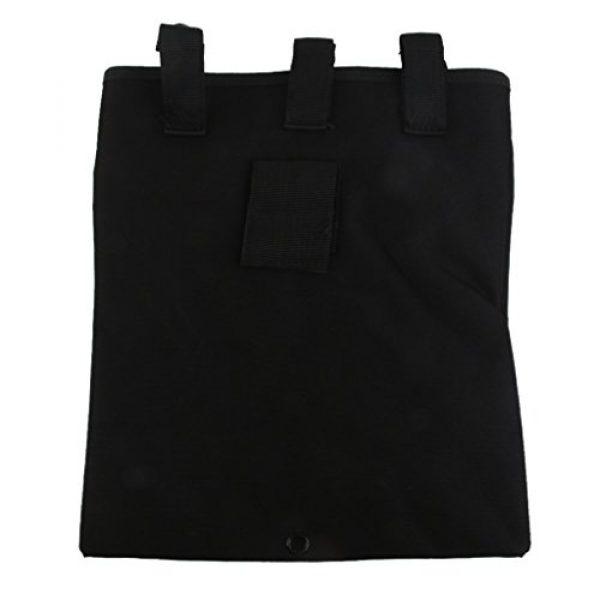 MagiDeal Tactical Pouch 1 MagiDeal Multifunction Survival Gear Molle Pouches Magazine DUMP Drop Utility Pouch Bag, Outdoor Camping Portable Handbags - Black