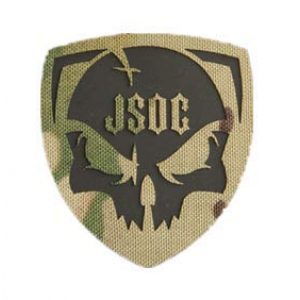 Tactical Embroidery Patch Airsoft Morale Patch 1 IR JSOC Joint Special Operations Command Infrared Reflective Tactical Embroidery Patch Hook & Loop Morale Patch Military Patch for Clothing Accessory Backpack Armband