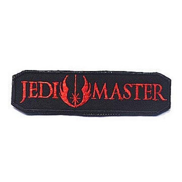 Embroidery Patch Airsoft Morale Patch 1 Star Wars Jedi Master Military Hook Loop Tactics Morale Embroidered Patch (color2)