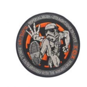 Tactical Embroidery Patch Airsoft Morale Patch 1 Star Wars Stormtrooper Tactical Embroidery Patch Hook & Loop Morale Patch Military Patch for Clothing Accessory Backpack Armband