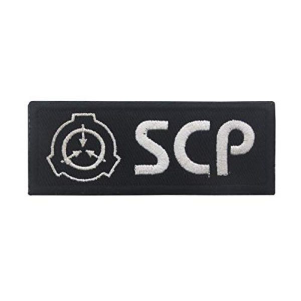 Embroidered Patch Airsoft Morale Patch 1 Special Containment Procedures Foundation SCP Foundation Logo 3D Tactical Patch Military Embroidered Morale Tags Badge Embroidered Patch DIY Applique Shoulder Patch Embroidery Gift Patch