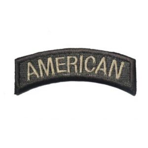 Tactical Embroidery Patch Airsoft Morale Patch 1 American Tactical Embroidery Patch Hook & Loop Morale Patch Military Patch for Clothing Accessory Backpack Armband