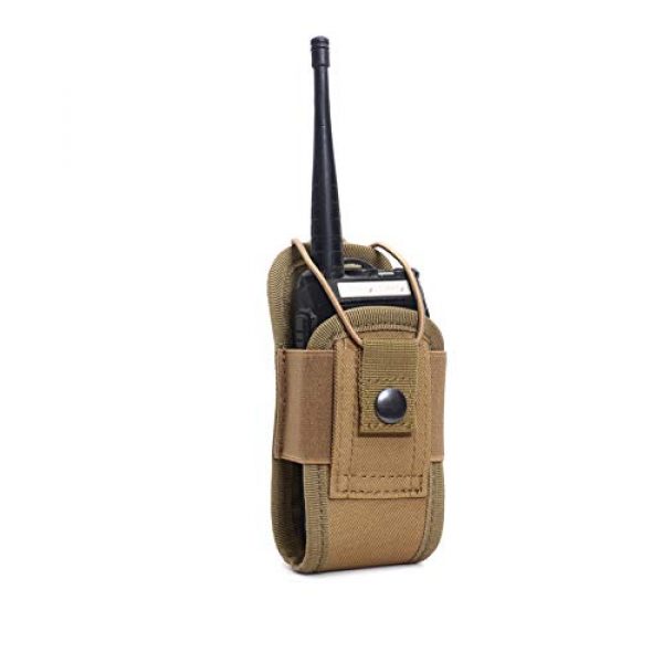 Naiyafly Tactical Pouch 4 Naiyafly Adjustable Storage Tools Pouch,Molle Pouch,1000D Nylon Sports Molle Radio Walkie Talkie Holder Bag Magazine Mag Pouch Pocket