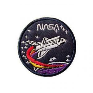 Tactical Embroidery Patch Airsoft Morale Patch 1 NASA Space Shuttle Tactical Embroidery Patch Hook & Loop Morale Patch Military Patch for Clothing Accessory Backpack Armband