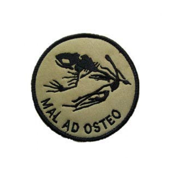 Tactical Embroidery Patch Airsoft Morale Patch 3 Seal ODA Afsoc Combat Control MAL AD Osted Bad to The Bone Tactical Embroidery Patch Hook & Loop Morale Patch Military Patch for Clothing Accessory Backpack Armband (2pcs)