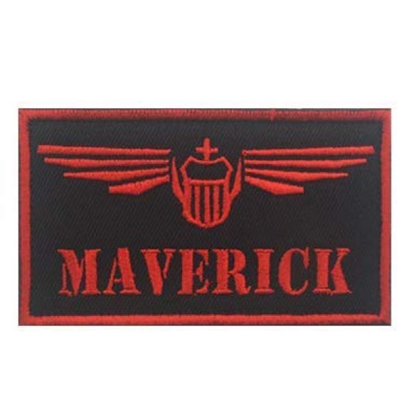 Tactical Embroidery Patch Airsoft Morale Patch 1 TOP Gun Pete Maverick Mitchell Tactical Embroidery Patch Hook & Loop Morale Patch Military Patch for Clothing Accessory Backpack Armband