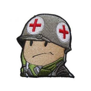 Tactical Embroidery Patch Airsoft Morale Patch 1 Medic Soldier Tactical Embroidery Patch Hook & Loop Morale Patch Military Patch for Clothing Accessory Backpack Armband