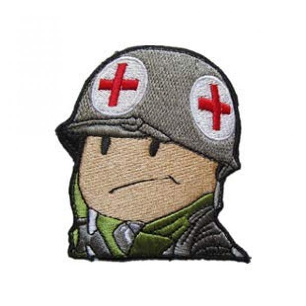 Tactical Embroidery Patch Airsoft Morale Patch 1 Medic Soldier Tactical Embroidery Patch Hook & Loop Morale Patch Military Patch for Clothing Accessory Backpack Armband