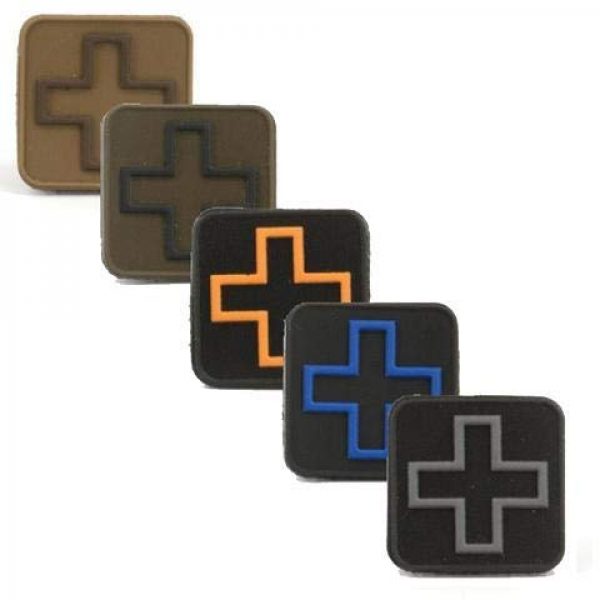 E10 Tactical Pouch 2 Eleven 10 Rigid Tourniquet Case Identification Cross Black/Grey (4) Pack