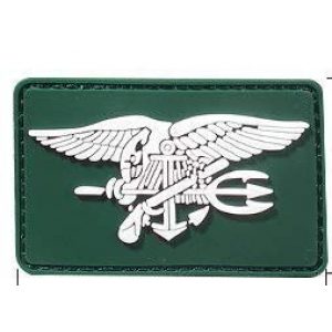Tactical PVC Patch Airsoft Morale Patch 1 Navy Seal PVC Military Tactical Morale Patch Badges Emblem Applique Hook Patches for Clothes Backpack Accessories