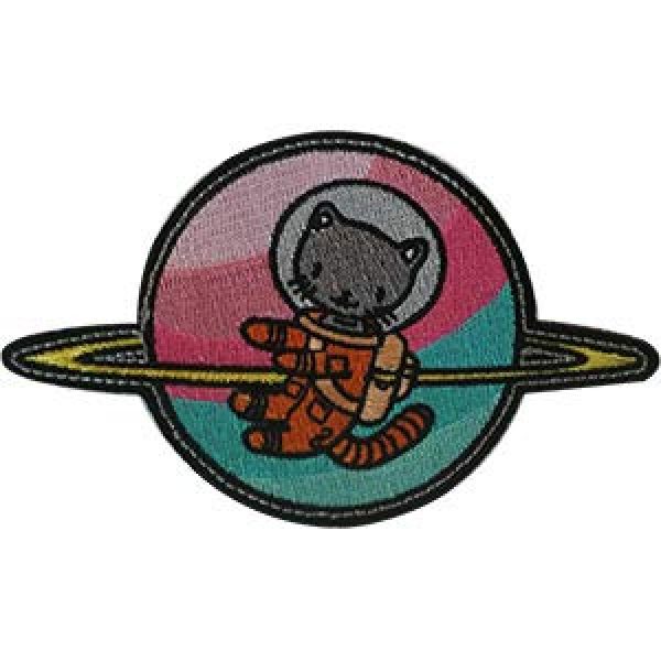 Original Famous Patches & Appliques Airsoft Morale Patch 1 Cats Space Cat - Sew Iron on, Embroidered Original Artwork - Patch - 2.25" X 3.75"