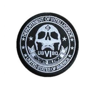 Tactical Embroidery Patch Airsoft Morale Patch 1 Department of Intelligence Embroidery Patch Military Tactical Morale Patch Badges Emblem Applique Hook Patches for Clothes Backpack Accessories