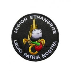 Tactical Embroidery Patch Airsoft Morale Patch 1 France French Foreign Legion Tactical Embroidery Patch Hook & Loop Morale Patch Military Patch for Clothing Accessory Backpack Armband